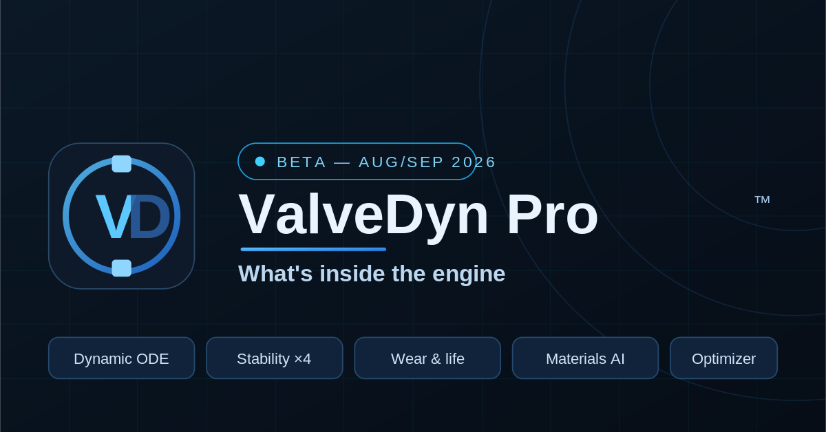 ValveDyn Pro — compressor valve dynamic calculation
